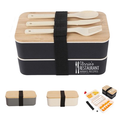 Bento Box with Bamboo Lid